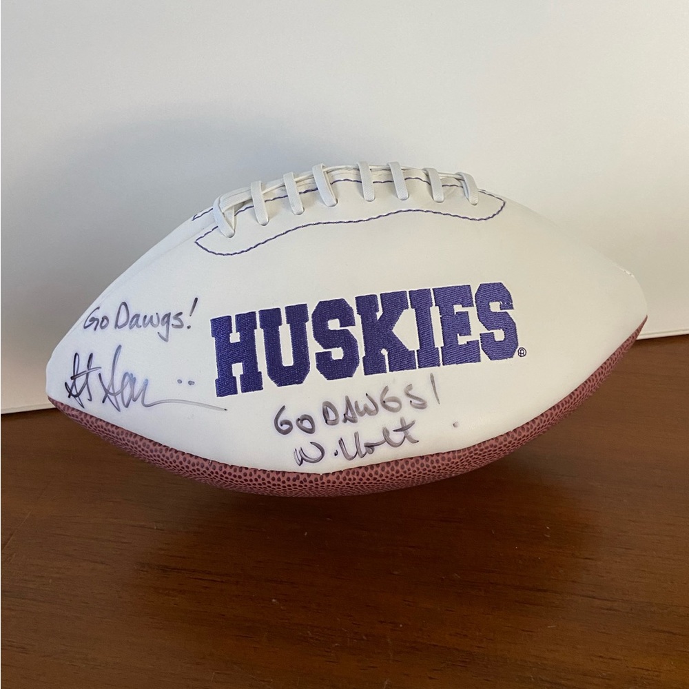 University of Washington, Autographed Steve Sarkisian & Nick Holt, Football